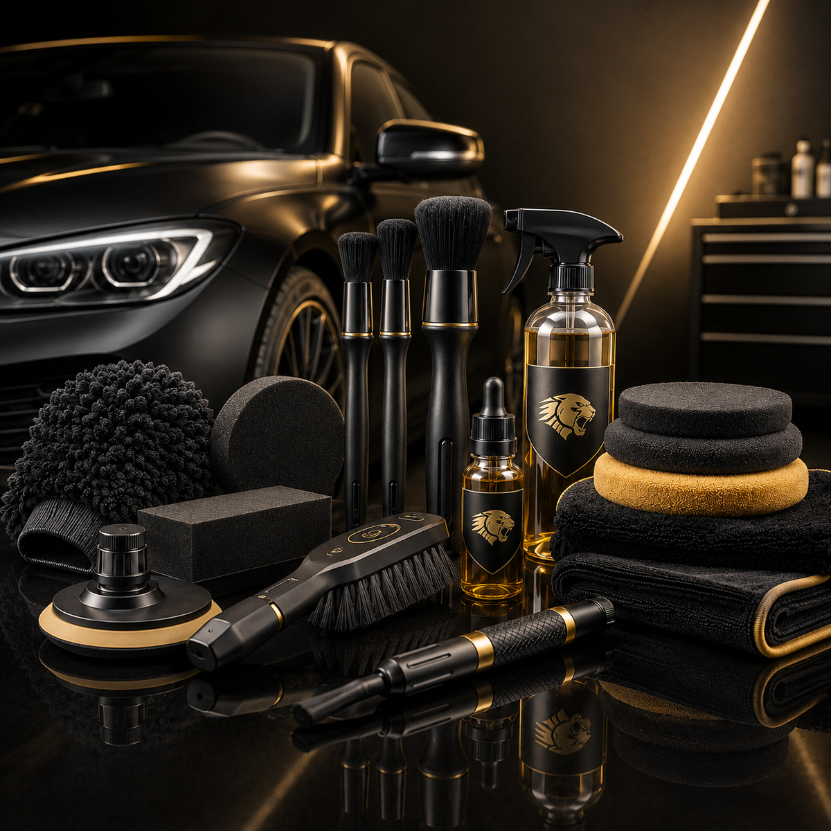 Automotive detailing tools and accessories