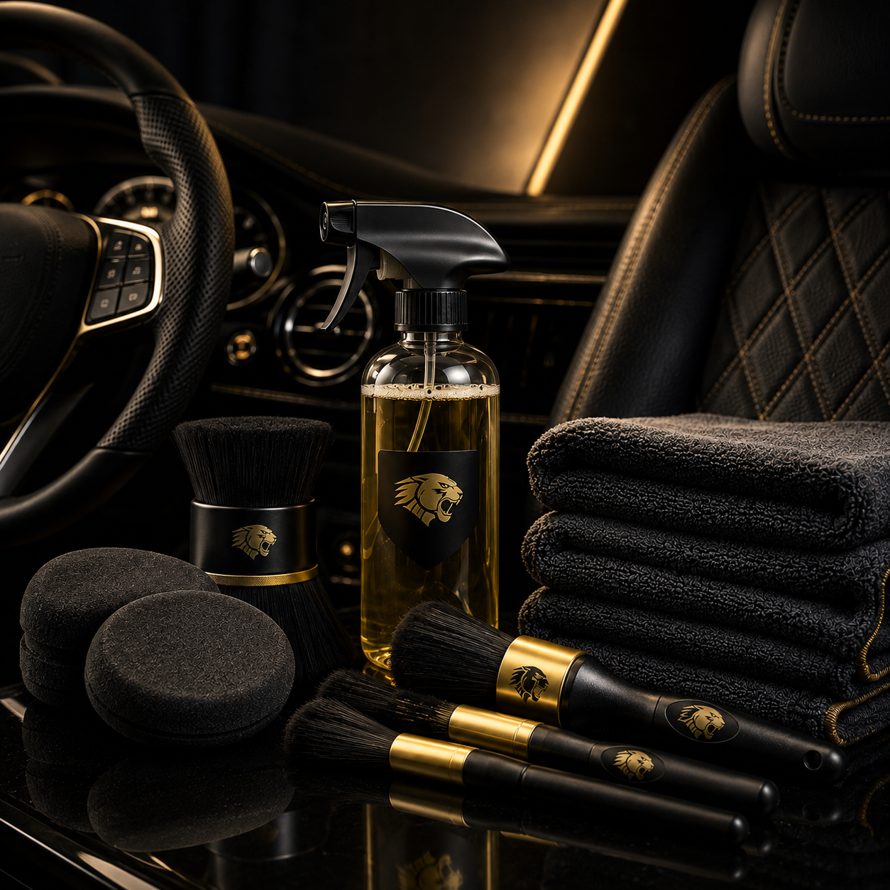 Automotive interior detailing products
