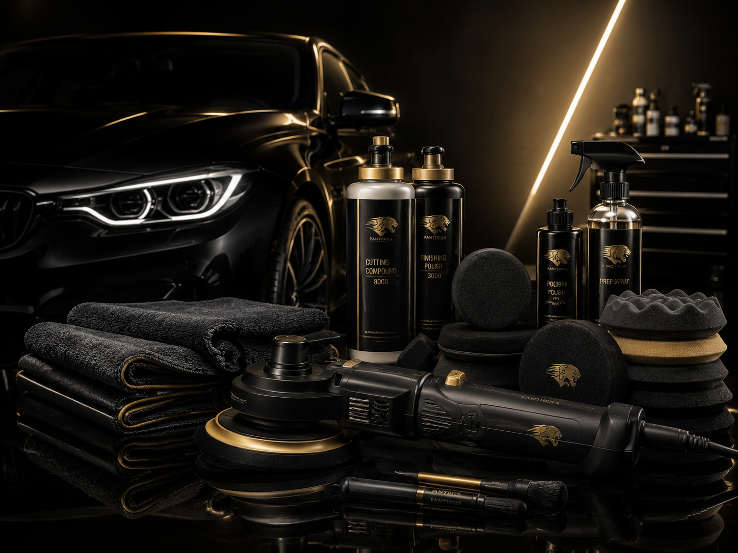 Automotive paint correction and polishing products