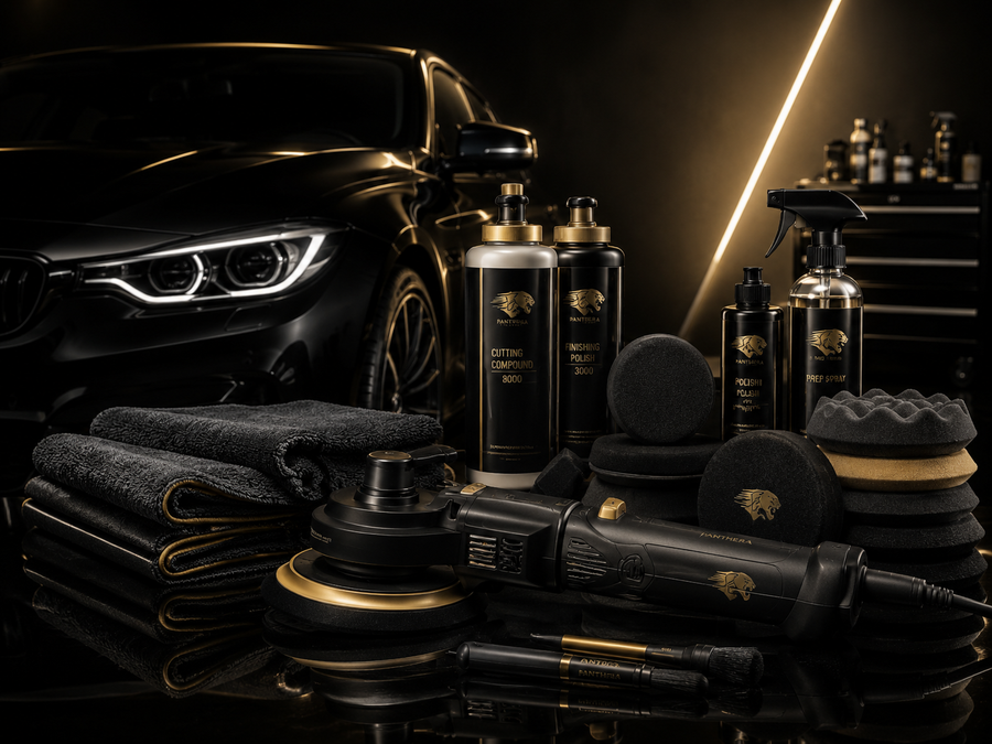 Automotive paint correction and polishing products