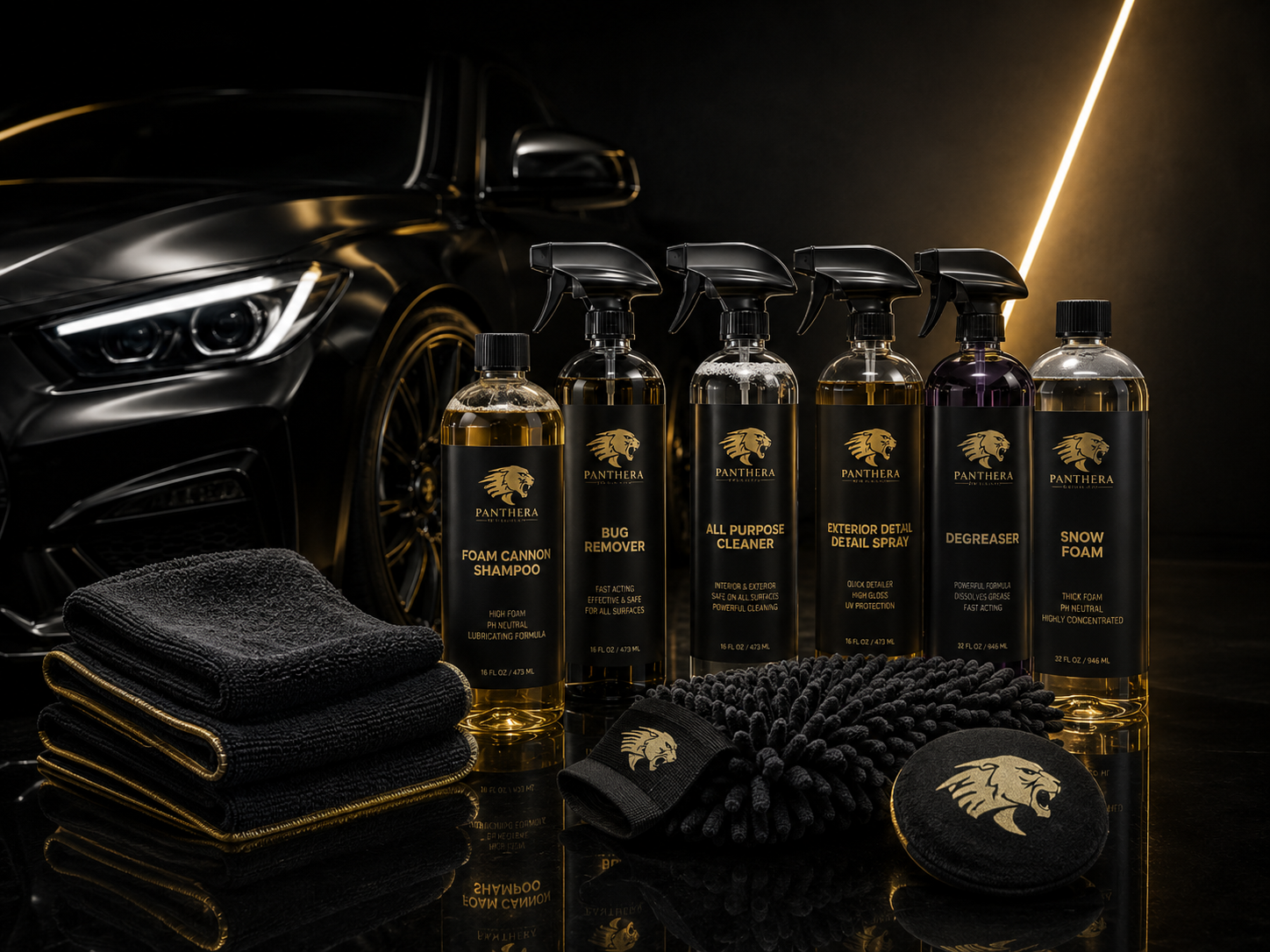 Exterior automotive cleaning chemicals