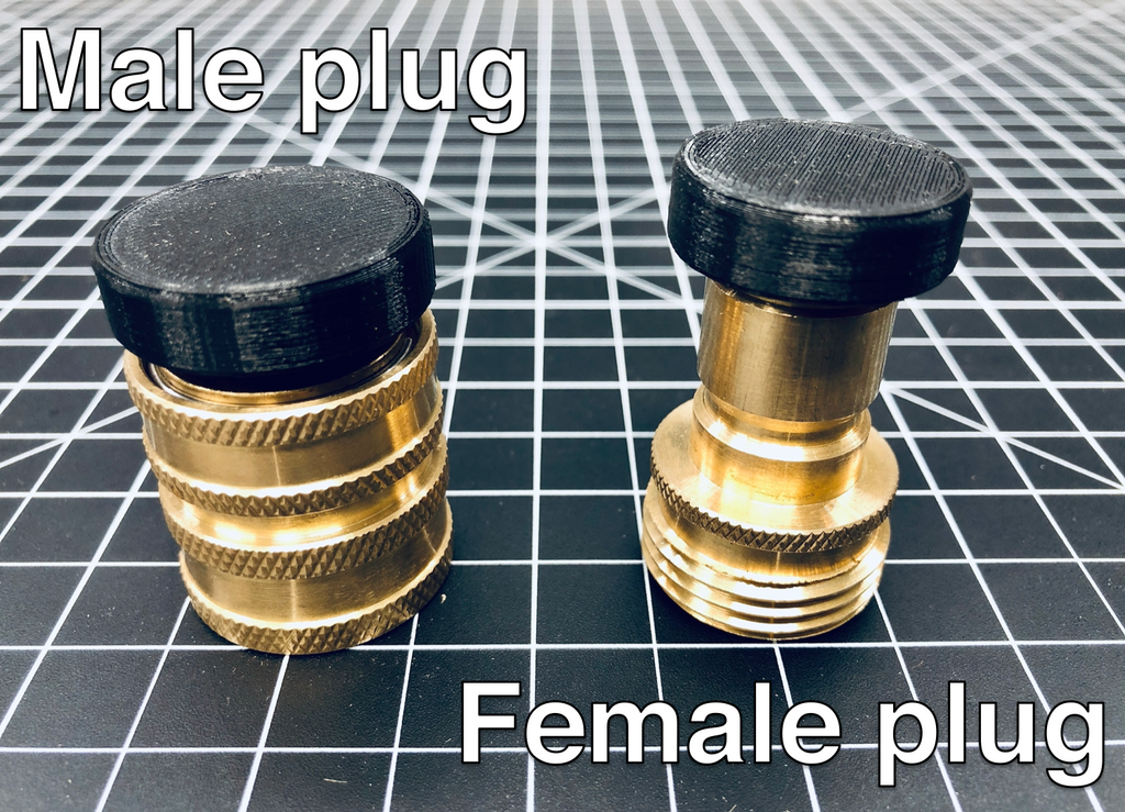 DribbleStopper Pressure Washer Quick-Connect Plug
