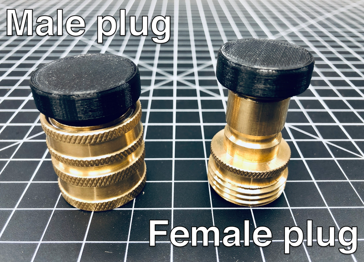 DribbleStopper Pressure Washer Quick-Connect Plug