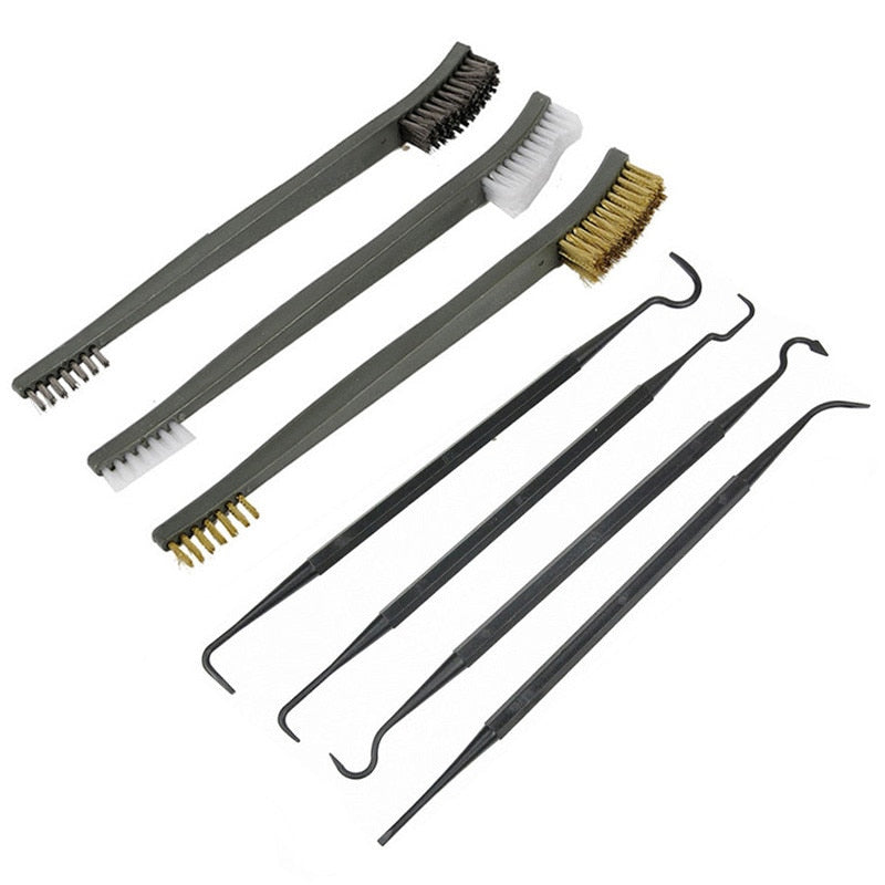 7-Piece Gun Cleaning Brush & Pick Set