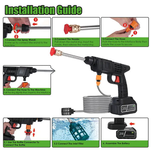 Cordless Portable Pressure Washer