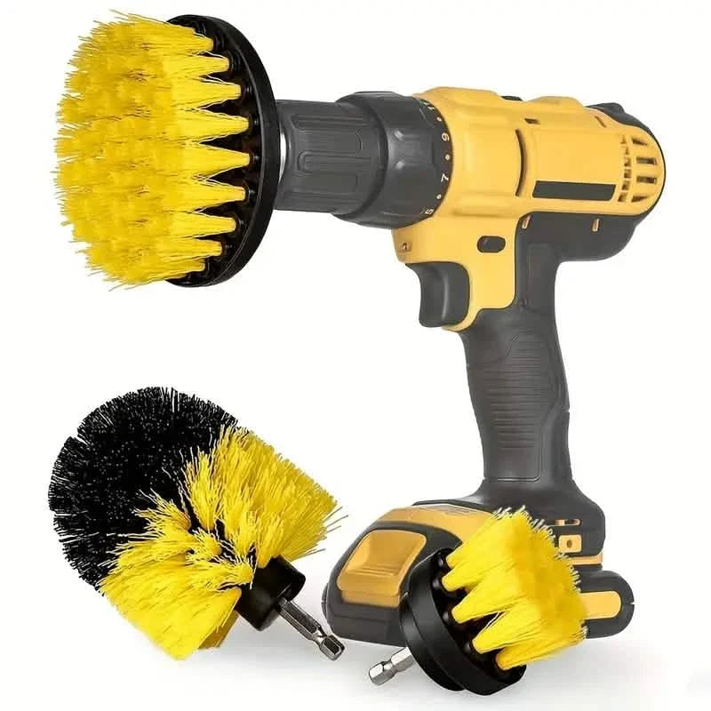 3-Piece Power Scrubber Brush Kit