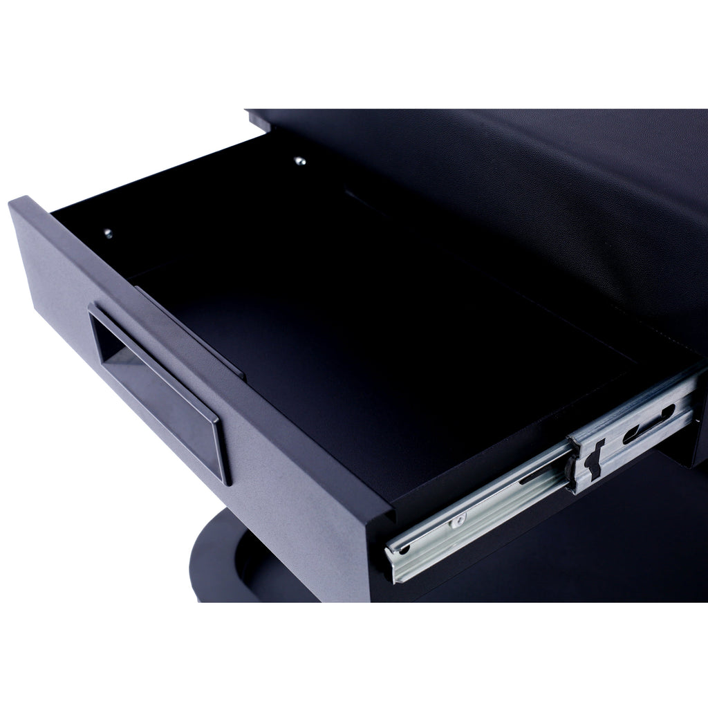Rolling Detailing Utility Cart – Black