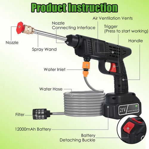 Cordless Portable Pressure Washer
