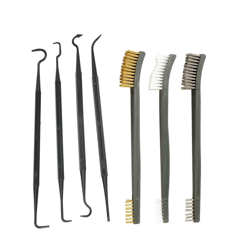 7-Piece Gun Cleaning Brush & Pick Set