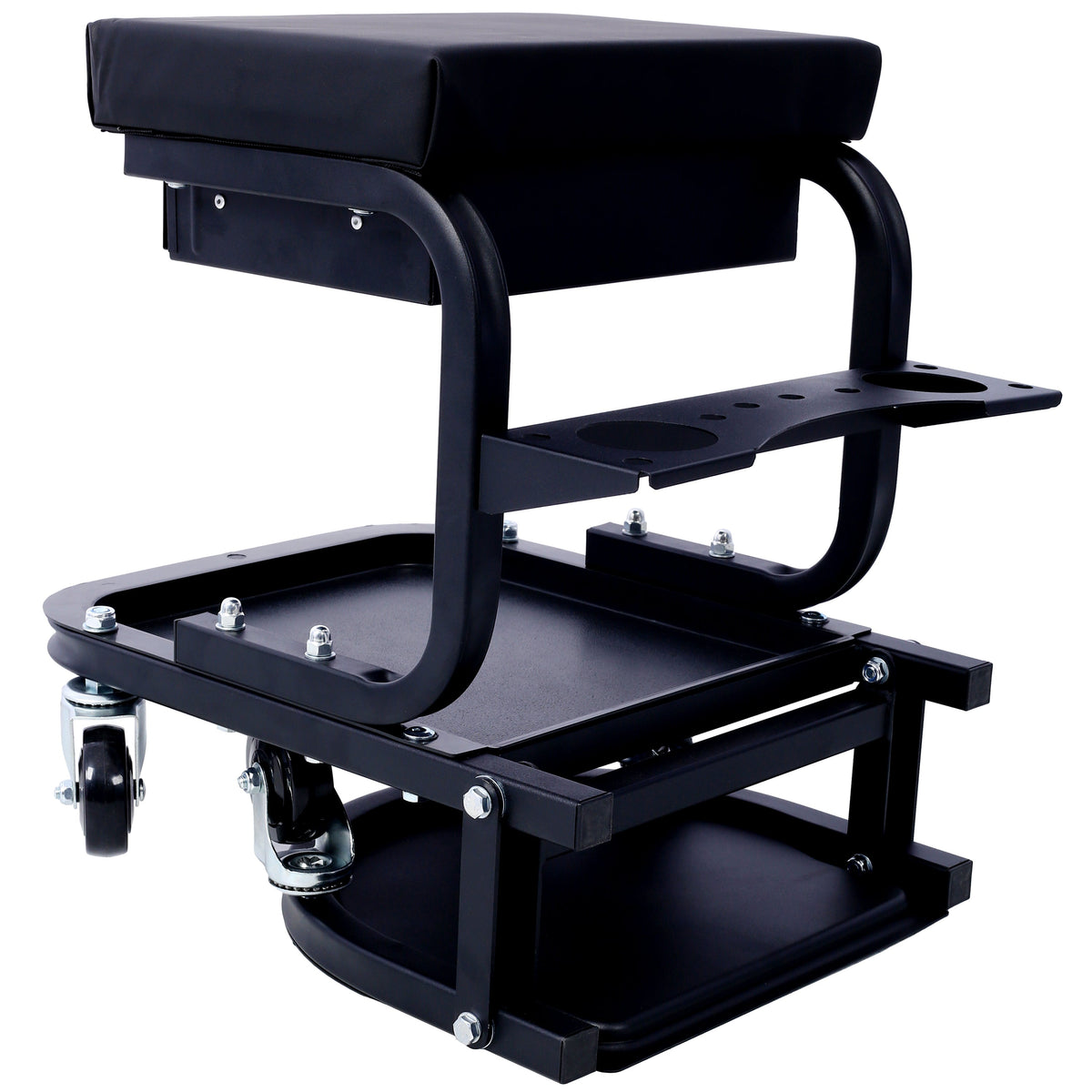 Rolling Detailing Utility Cart – Black