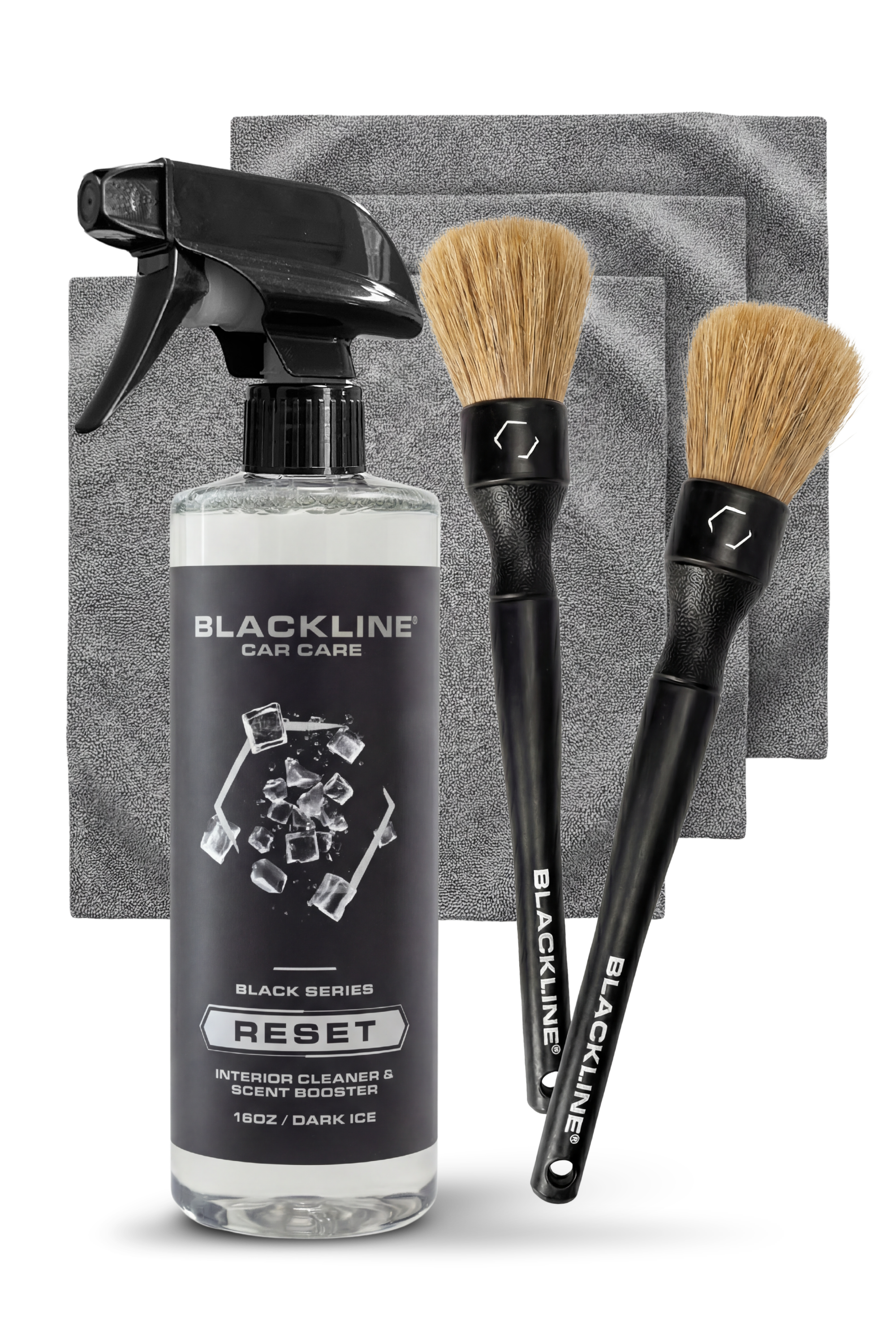BLACKLINE Boar Hair Brush Set