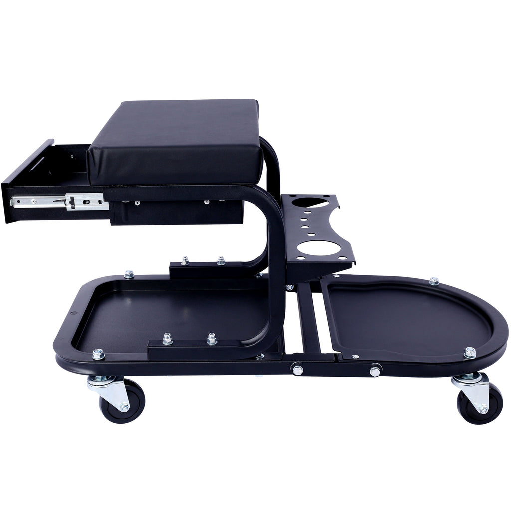 Rolling Detailing Utility Cart – Black