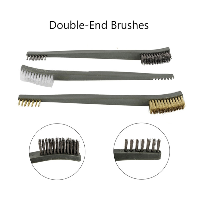 7-Piece Gun Cleaning Brush & Pick Set