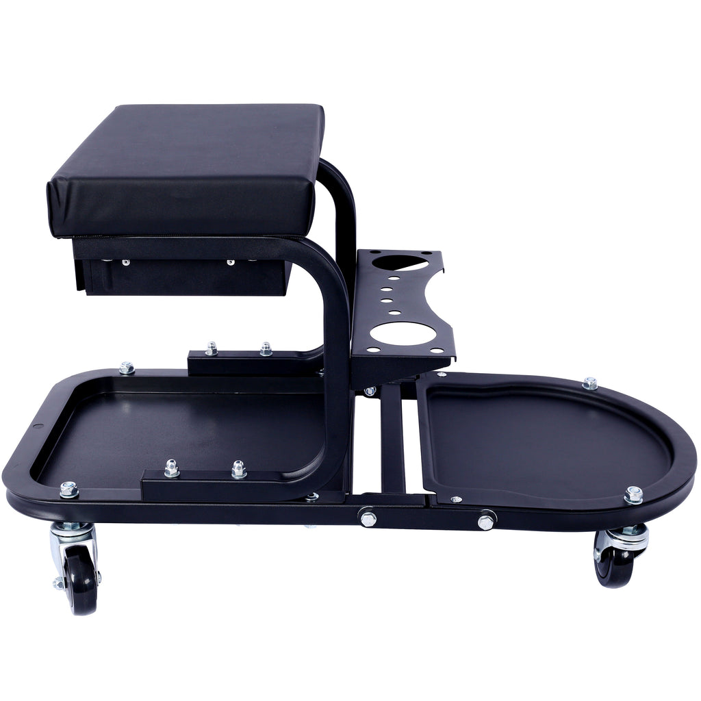 Rolling Detailing Utility Cart – Black