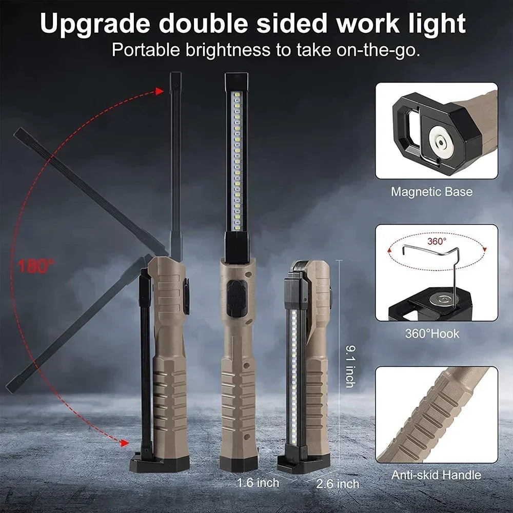 Folding COB LED Inspection Work Light