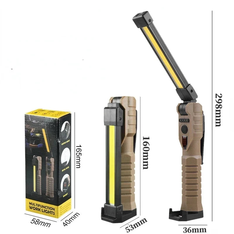 Folding COB LED Inspection Work Light