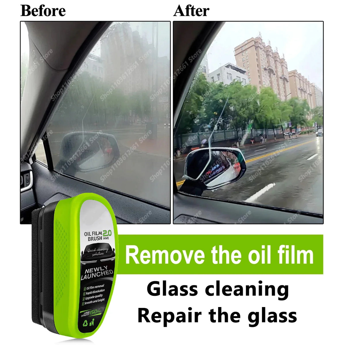 Automotive Glass Oil Film Remover