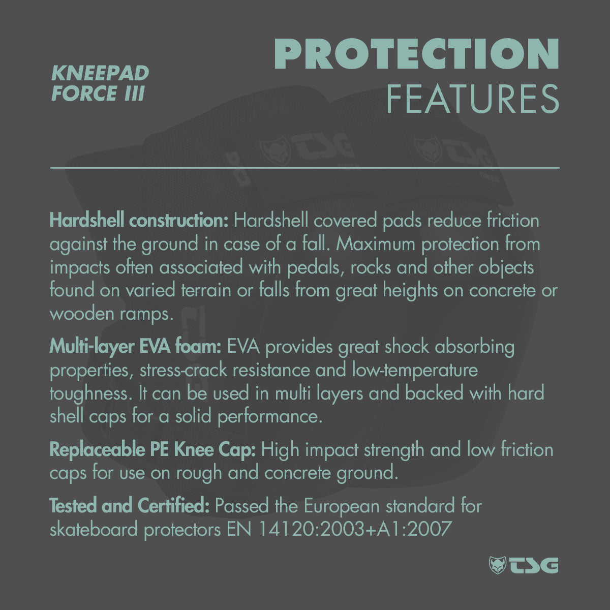 TSG Force III Knee Pads