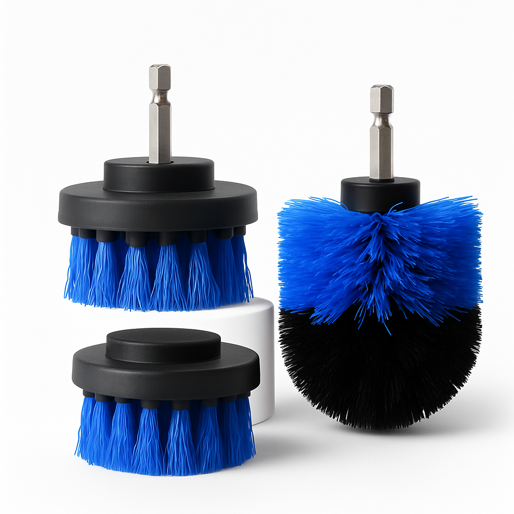 3-Piece Drill Brush Cleaning Set