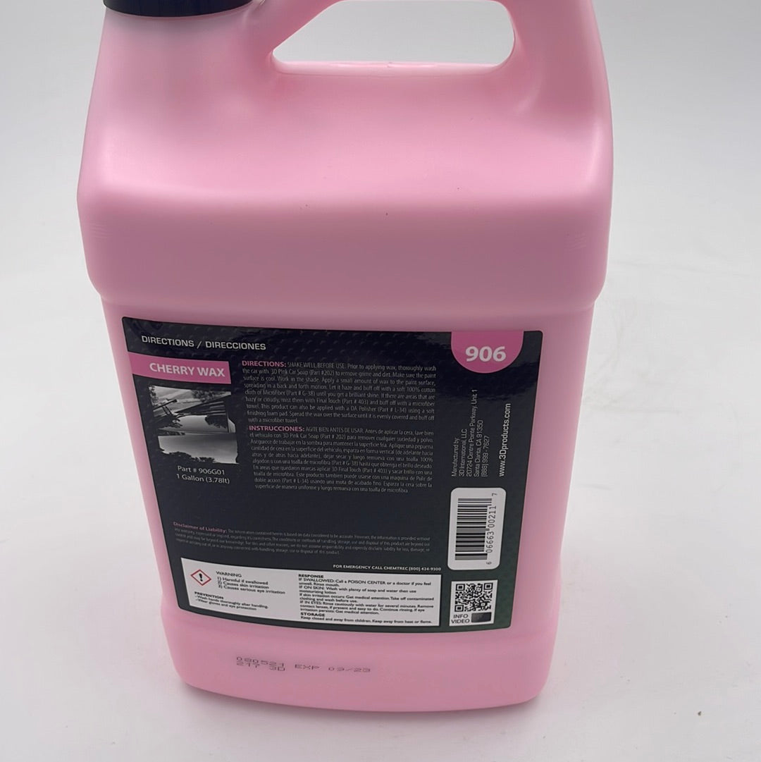 3D Cherry Wax 1 Gal