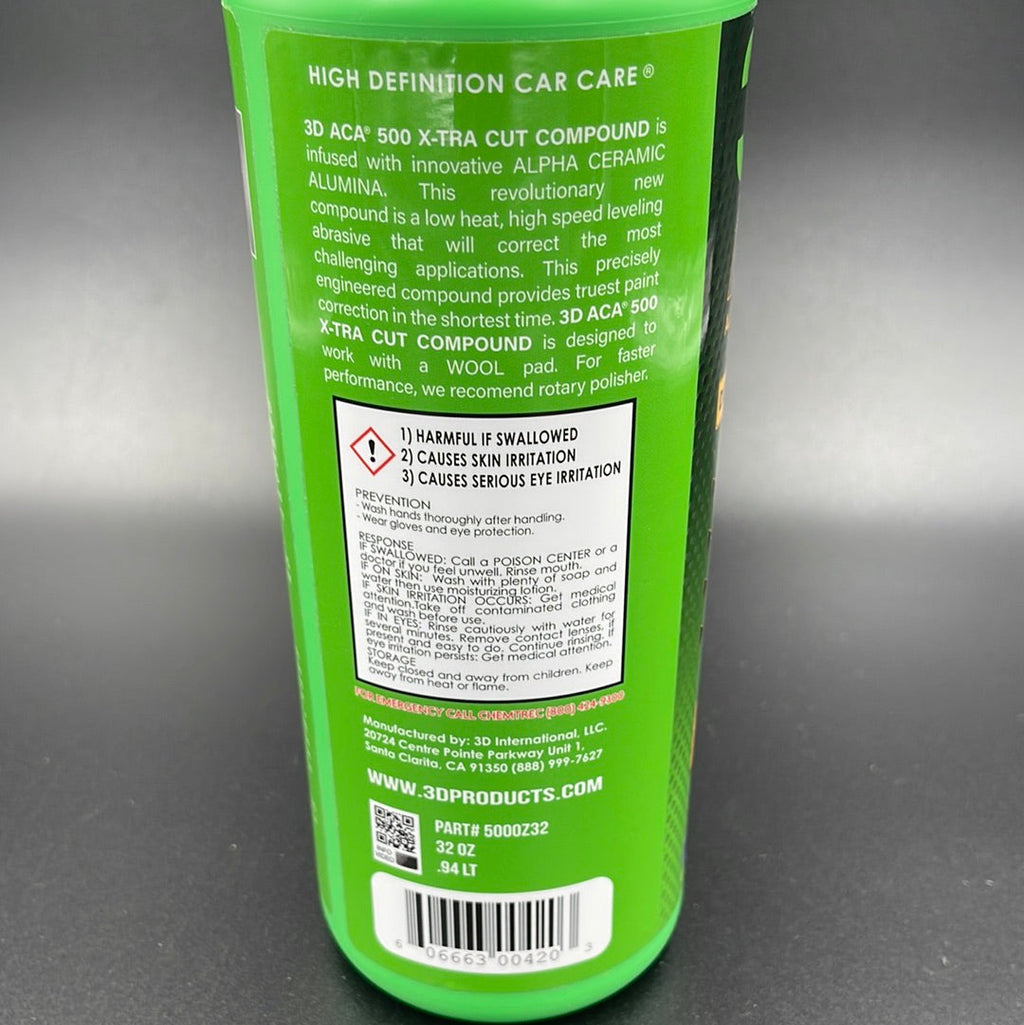 3D ACA X-TRA Cut Compound 32OZ