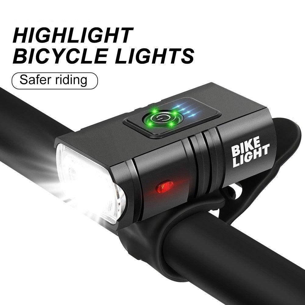 1000-Lumen USB Rechargeable Bike Light