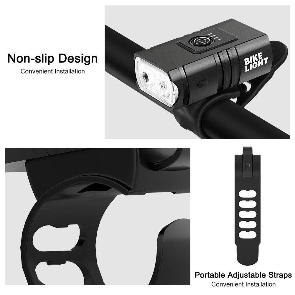 1000-Lumen USB Rechargeable Bike Light