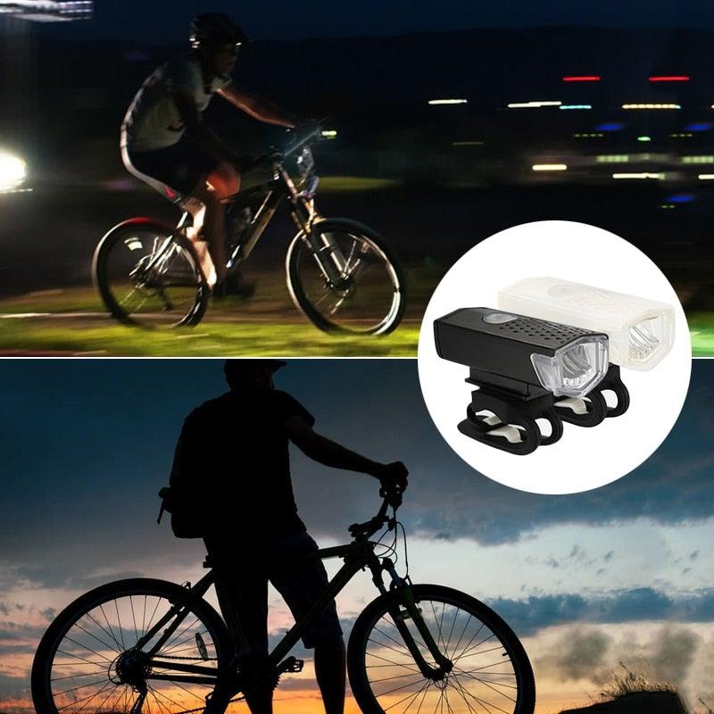 Rechargeable 300-Lumen Bike Light Set