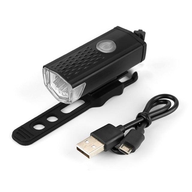 Rechargeable 300-Lumen Bike Light Set