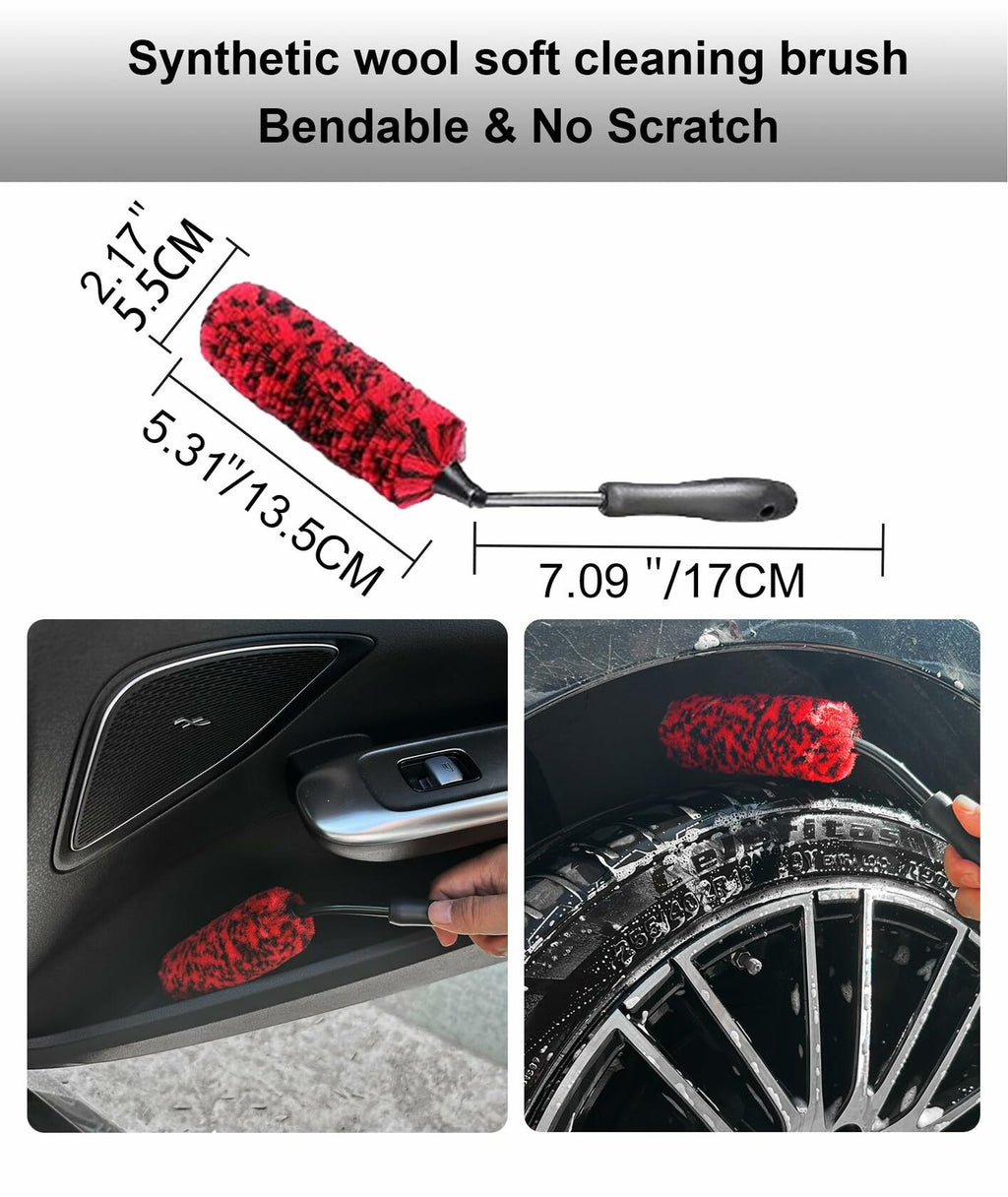YILANBON Soft Wheel Brush – 2 Pack