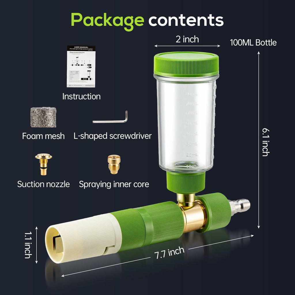 REALYOU Foam Cannon Pro – 1/4" Quick Connect