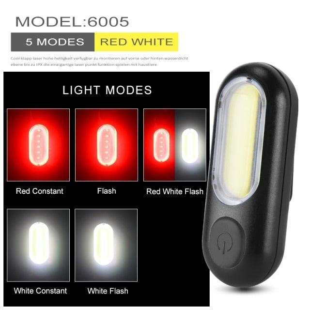 Smart USB Rechargeable Bike Light Set