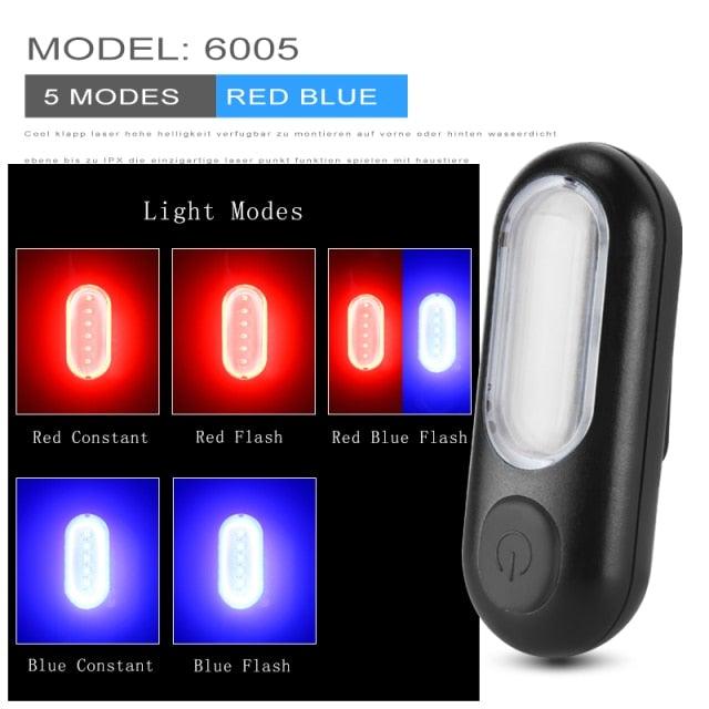 Smart USB Rechargeable Bike Light Set