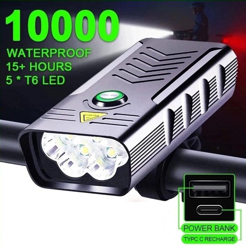 3-LED Rechargeable Bike Headlight