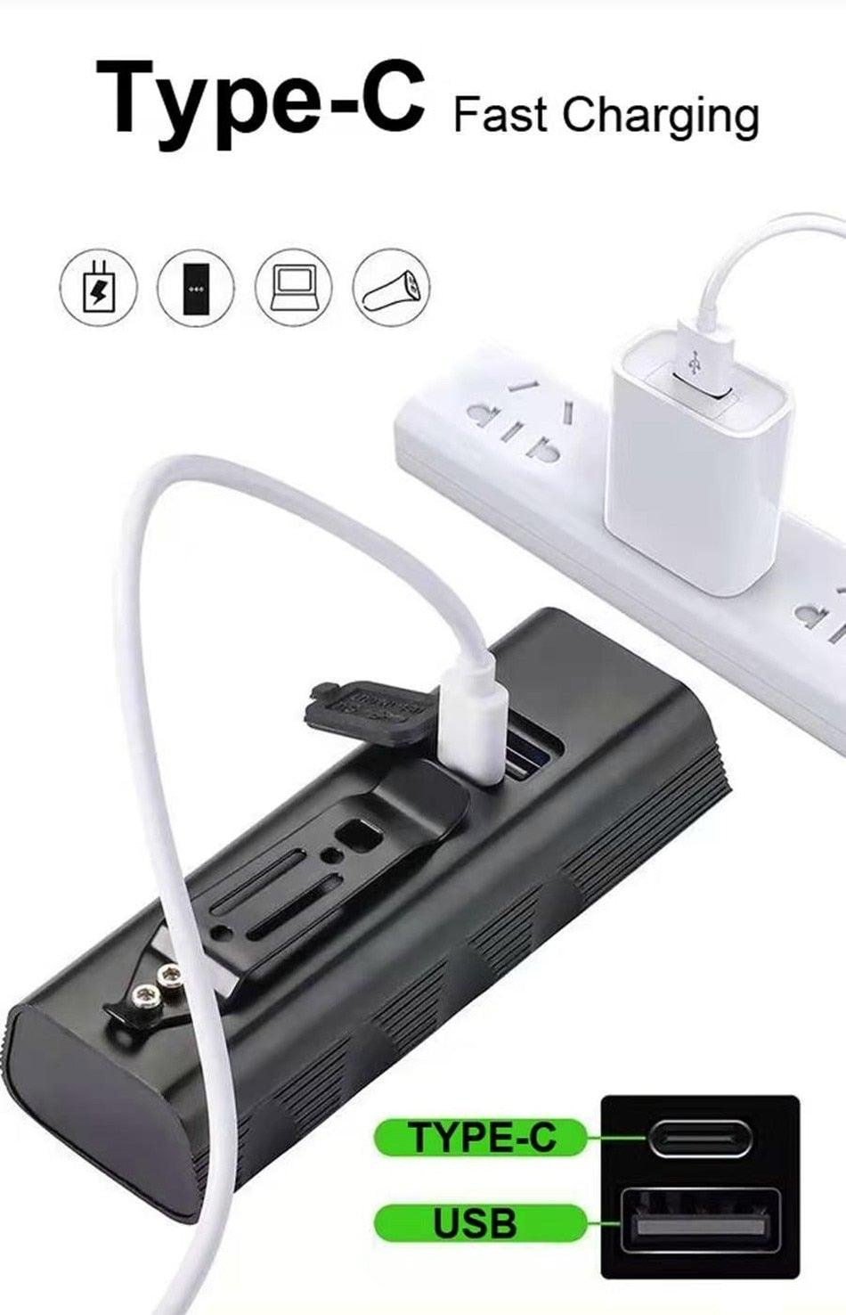 3-LED Rechargeable Bike Headlight