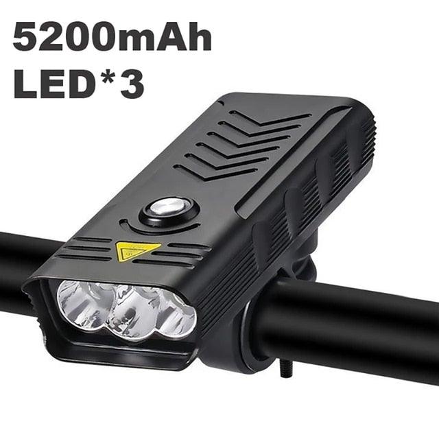 3-LED Rechargeable Bike Headlight