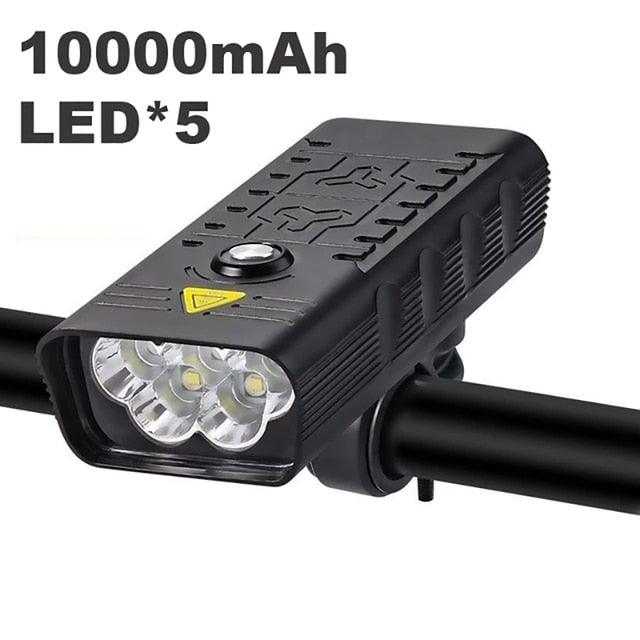 3-LED Rechargeable Bike Headlight